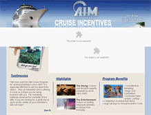 Tablet Screenshot of aimcruise.com